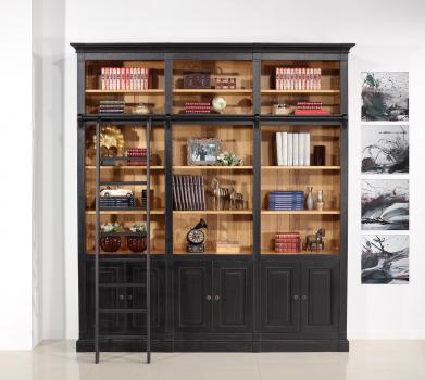 Bibliothque 6 portes Nal ralise en Chne Massif de style Directoire A/chelle SEULEMENT 1 DISPONIBLE