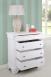 Commode 4 tiroirs Guillaume réalisée en chêne de style Louis Philippe Finition Chêne Brossé Ivoire SEULEMENT 1 DISPONIBLE