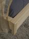 Lit Collection Nature 140*190 ralis en Chne massif Finition chne naturel bross