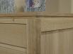Chiffonnier 5 tiroirs Collection Nature ralise en Chne Massif Finition Chne Bross