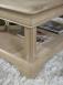 Trs belle Table basse carre Bruno en Chne de style Louis Philippe
