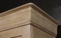 Bibliothque 4 portes Corentin ralise en Chne Massif de style Louis Philippe