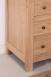 Commode 6 tiroirs Loc, ralise en Chne Massif de style Campagnard Finition Chne Bross SEULEMENT 1 DISPONIBLE