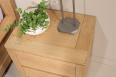 Table de nuit 2 tiroirs Collection Nature ralise en Chne Massif  de style Contemporain 