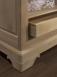Armoire 2 portes Guillaume ralise en Chne Massif de style Louis Philippe Finition Chne Bross Blanchi