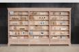 Bibliothque Florent, ralise en Chne Massif de style Louis Philippe LARGEUR 395 cm