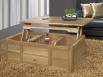 Table Bar Olivier ralise en Chne de style Louis Philippe Finition Chne Bross 