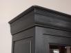 Bibliothque 3 portes Hugo ralise en Chne Massif de style Louis Philippe Finition Chne bross