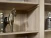 Bibliothque Simon ralise en Chne massif de style Louis Philippe Longueur 200 cm Finition Chne Bross Blanchi