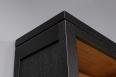 Bibliothque contemporaine Loc ralise en chne compose de 3 modules avec 4 tagres   SEULEMENT 1 DISPONIBLE