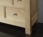 Commode 12 tiroirs Cdric, ralise en Chne Massif de stytle Campagnard