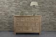 Commode 12 tiroirs Cdric, ralise en Chne Massif de stytle Campagnard