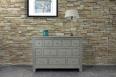 Commode 12 tiroirs Cdric, ralise en Chne Massif de stytle Campagnard