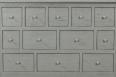 Commode 12 tiroirs Cdric, ralise en Chne Massif de stytle Campagnard