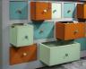 Commode 12 tiroirs Maxime ralise en Chne Massif de style Campagnard Color