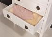 Commode 5 tiroirs Yvan ralise en Chne de style Directoire Chne Ivoire n2 patin