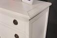 Commode 5 tiroirs Yvan ralise en Chne de style Directoire Chne Ivoire n2 patin