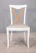 Chaise Sbastien ralise en Chne Massif de style Louis Philippe Finition Chne Bross Ivoire N 1 Croisillon Chne Naturel
