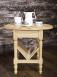 Table Basse ou Bout de Canap Marc-Eric, ralise en Chne de style Louis Philippe Finition Chne Bross Naturel