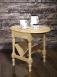 Table Basse ou Bout de Canap Marc-Eric, ralise en Chne de style Louis Philippe Finition Chne Bross Naturel