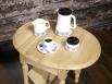 Table Basse ou Bout de Canap Marc-Eric, ralise en Chne de style Louis Philippe Finition Chne Bross Naturel