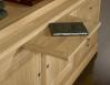 Bibliothque 2 corps Pierre, ralise en Chne Massif de style Louis Philippe LONGUEUR 240 cm Finition chne bross naturel