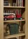 Bibliothque 2 portes Antoine ralise en Chne Massif de style Louis Philippe Finition Chne Bross Naturel