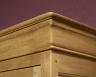 Bibliothque 2 portes Louis ralise en Chne Massif de style Louis Philippe Finition Chne Bross Naturel
