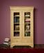 Bibliothque 2 portes Louis ralise en Chne Massif de style Louis Philippe Finition Chne Bross Naturel