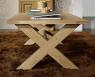 Table basse rectangulaire Jules ralise en chne de style Campagnard Finition Chne Bross Naturel