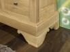 Farinier 1 porte 5 tiroirs Jean ralis en Chne Massif de style Louis Philippe Finition Chne Bross Naturel 