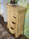 Farinier 1 porte 5 tiroirs Jean ralis en Chne Massif de style Louis Philippe Finition Chne Bross Naturel 