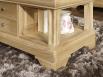 Table Basse Emmanuel ralise en Chne de style Louis Philippe Finition Chne Bross Naturel