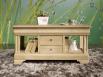 Table Basse Emmanuel ralise en Chne de style Louis Philippe Finition Chne Bross Naturel