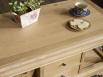 Table Basse Emmanuel ralise en Chne de style Louis Philippe Finition Chne Bross Naturel