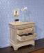 Commode 4 tiroirs Guillaume ralise en chne de style Louis Philippe Finition Chne Bross Blanchi