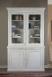 Bibliothque 2 corps 2 portes Rmi, ralise en Chne Massif de style Directoire Finition Chne Bross 