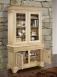 Bibliothque 2 corps 2 portes Gabriel, ralise en Chne Massif de style Louis Philippe Finition Chne Bross 