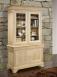 Bibliothque 2 corps 2 portes Gabriel, ralise en Chne Massif de style Louis Philippe Finition Chne Bross 