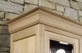 Bibliothque 2 corps 2 portes Gabriel, ralise en Chne Massif de style Louis Philippe Finition Chne Bross 