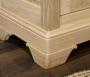 Buffet 2 portes Ethan ralis en chne massif de style Louis Philippe Finition Chne Bross 