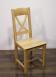 Chaise Olivier ralise en Chne massif de style Campagne Assise Chne