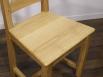 Chaise Olivier ralise en Chne massif de style Campagne Assise Chne