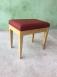 Tabouret de coiffeuse ou de table  crire ralis en chne massif