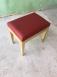 Tabouret de coiffeuse ou de table  crire ralis en chne massif