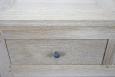 Table basse ralise en Chne Massif Ligne Contemporaine Finition Chne Bross Blanchi 