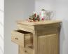 Chiffonnier 6 tiroirs Benjamin ralis en Chne Massif de style Louis Philippe Finition Chne Bross Naturel