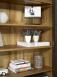 Bibliothque Sylvain ralise en Chne Massif de style Directoire Finition chne bross