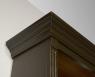 Bibliothque Sylvain ralise en Chne Massif de style Directoire Finition chne bross