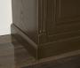 Bibliothque Sylvain ralise en Chne Massif de style Directoire Finition chne bross